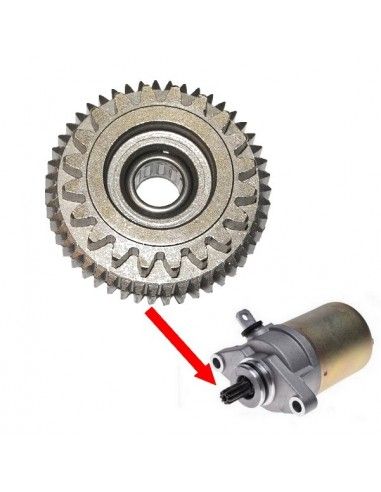 Zębatka rozrusznika elektrycznego skuter 2T dwusuwowy 1PE40QMB