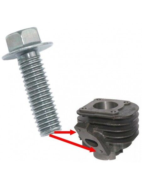 śruba M6 do mocowania kolanka w cylindrze
