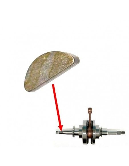 Klin wału korbowego skuter 4T 50