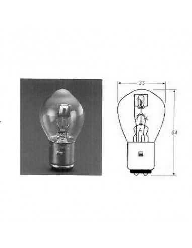 Żarówka do skutera  6V 25/25