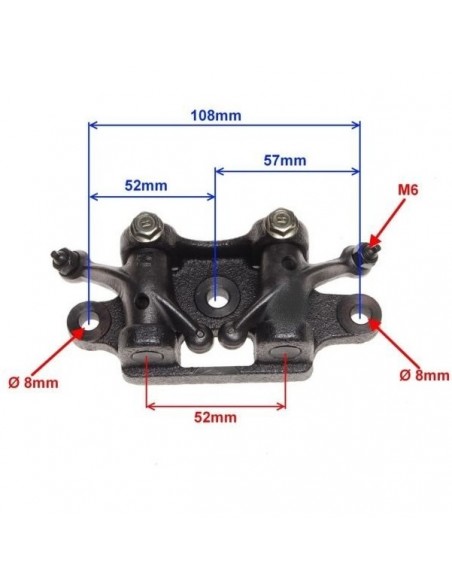 Dźwignie zaworów klawiatura Bashan 250