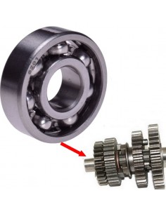 Łożysko 6201 wałka skrzyni biegów Barton Fighter 50