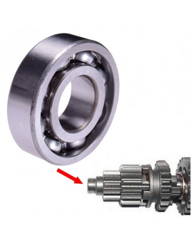 Łożysko 6001 wałka skrzyni biegów Romet Ogar 202