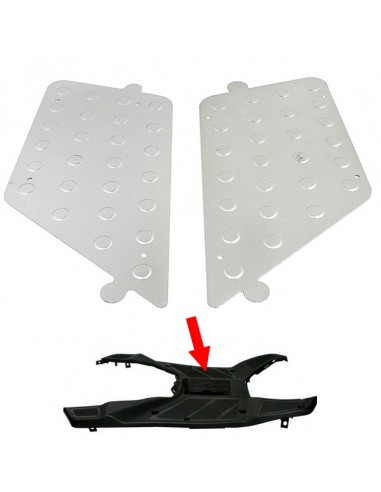 Aluminiowe osłony podłogi do skuterów .