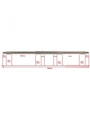 Oś tylnia do quad 110