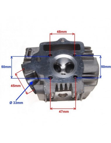 Głowica cylindra quad 110 kpl
