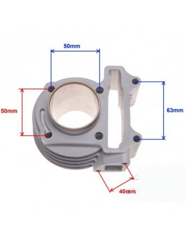 Ceramiczny cylinder 80 skutery 4T