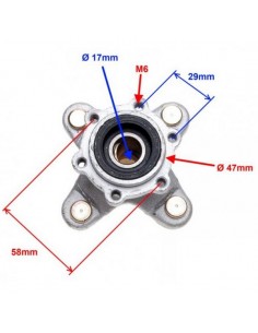 Piasta przedniego koła quad 150 automat