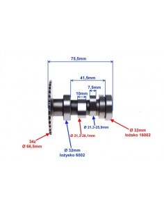Wałek rozrządu quad 150 automat