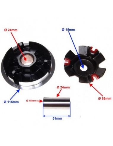 Wariator tuningowy do skutera 125 ,150