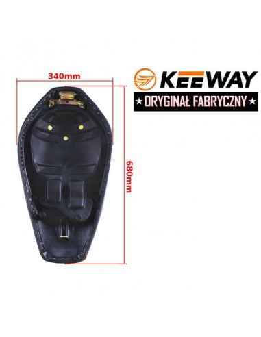 Siedzenie wymiary Keeway Hurricane 50 2T oryginał