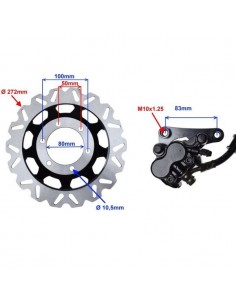 Układ hamulcowy na przód do Zipp Pro 50