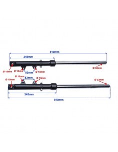 Amortyzatory na przód do Zipp Pro 50