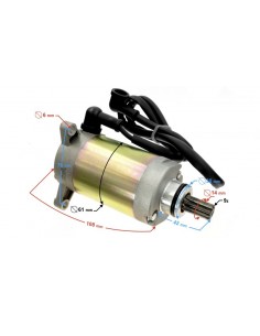 Rozrusznik elektryczny motocykli z silnikiem OHC o pojemności 125 cm