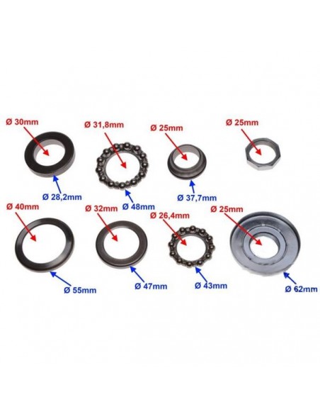 Nakrętki widelca do Romet R250