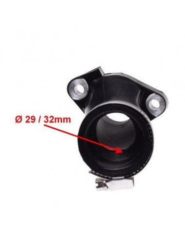 Króciec gaźnika prawy do Romet R250 Jinlun JL250-5 Raven Chopper 250