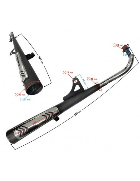 Tłumik Barton Ranger Classic 50 wydechowy