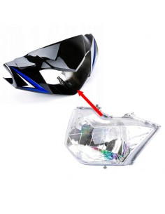 Plastik do skutera Router Bassa - obudowa lampy widok z kompatybilną lampą