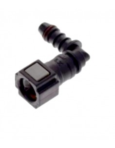 Część do skuterów euro 4 - króciec paliwowy wygięty