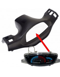 Część do skutera Romet 727 Eco -  obudowa licznika widok z dedykowanym prędkościomierzem