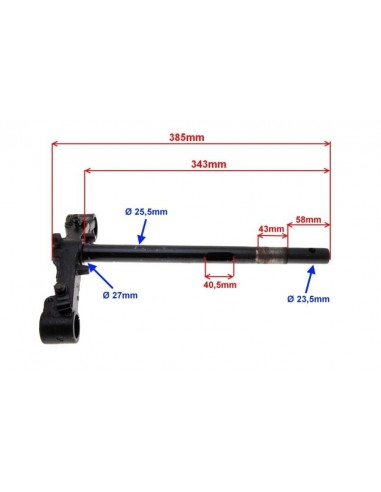Półka zawieszenia do skuterów