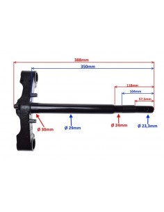 Sztyca widelca do  Baotian BT49QT-7