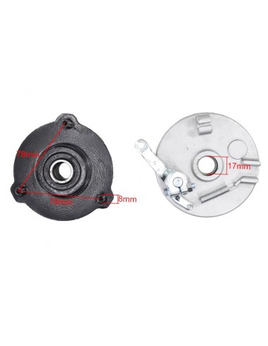 Prawa piasta przednia - część do quada 110 125 dokładnie widoczne wymiary