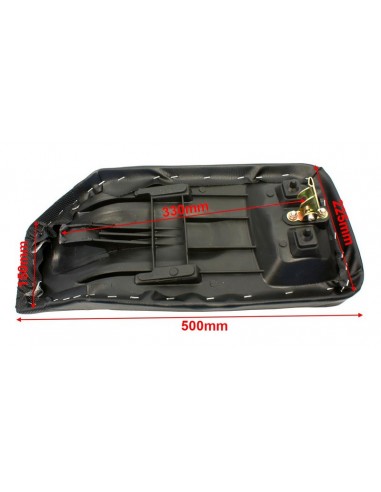 część do quada 110 125 HB siedzenie pokryte eko skórą dokładne wymiary