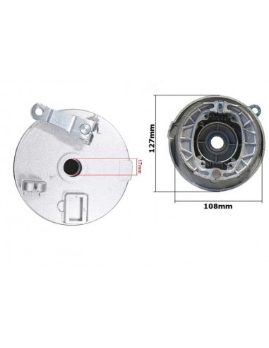 Prawa pokrywa piasty do chińskiego quada aluminiowa