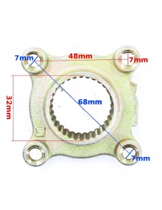 Piasta tylnej zębatki do quada 110