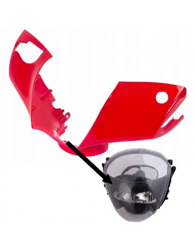 Osłona lampy przedniej  i licznika - plastik do  Router City Line 50
