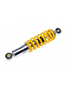 Część do quada 110 125 - amortyzator tył czerwony długość mocowania 275 mm Resor posiada sprężynę koloru żółtego.