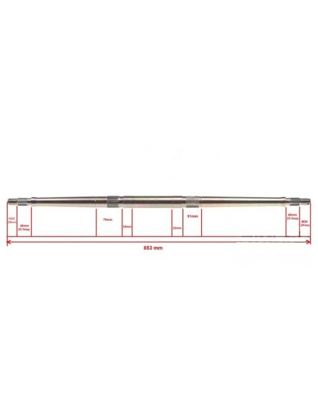 Oś tylna do Bashan 200 250...