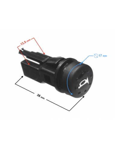 Przycisk sygnału do skutera Router Bassa 2014-2017