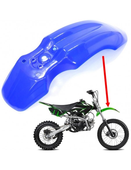Błotnik przedni niebieski  do crossa 125