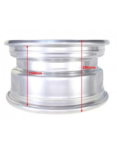 Felga 12" srebrna do quadów chińskich