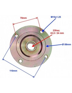 Piasta tylnego koła do Bashan 200