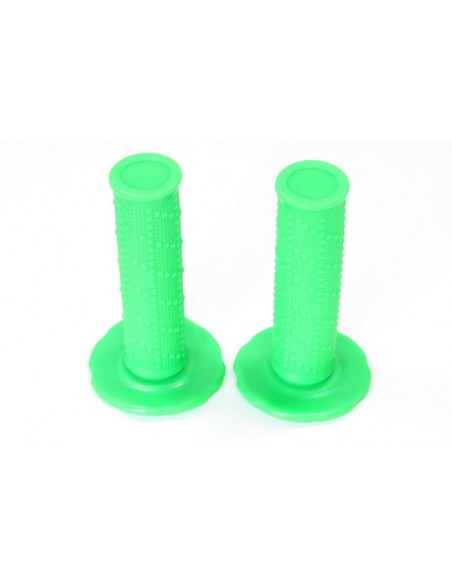 Rączki kierownicy zielone do crossa 125