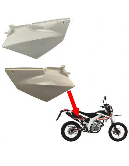 Osłony boczne - plastiki do Romet CRS 125 Benzer Xcross 125