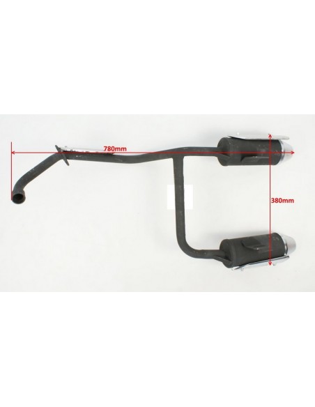 Tłumik 2 dyfuzory  do quada 110