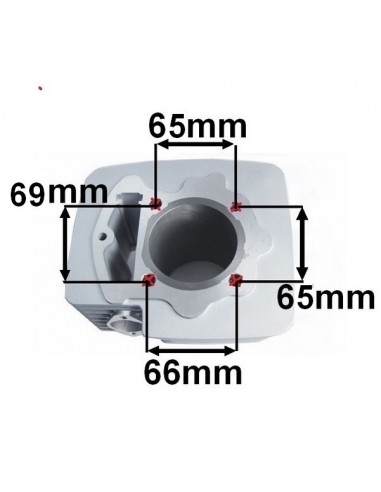 Cylinder z rozrządem napędzanym łańcuszkiem