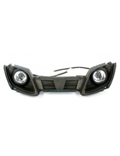 Przedni podwójna lampa, z dwoma reflektorami.