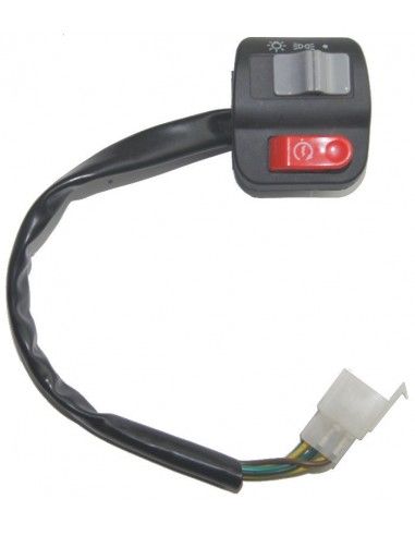 Część do skutera Romet 727 Joy - przełącznik prawy z przyciskami startera oraz zmiany świateł