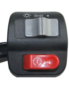 Część do Romet 727 Joy - przełącznik prawy dokładny widok z bliska