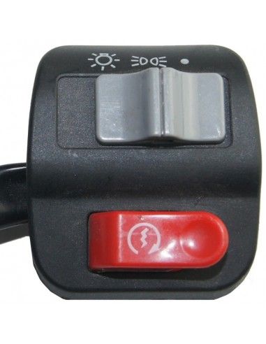 Część do Romet 727 Joy - przełącznik prawy dokładny widok z bliska