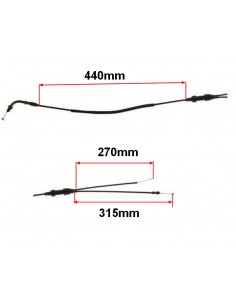 Linka gazu z trójnikiem do quadów 250 200