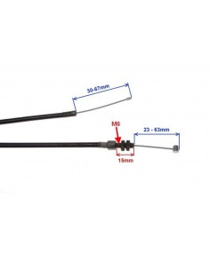 Linka gazu z trójnikiem do quadów 250 200