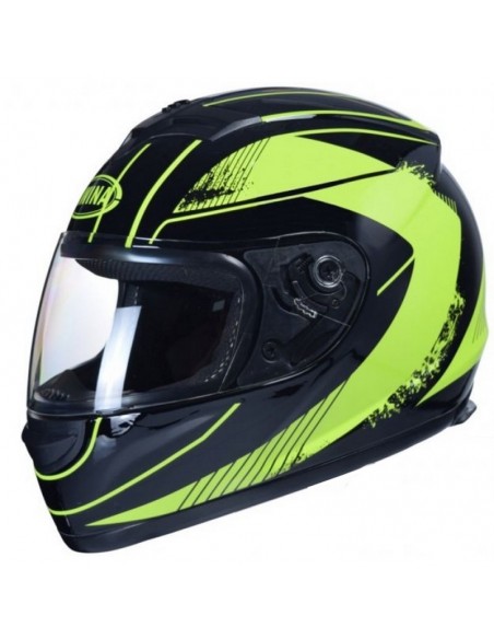 Kask motocyklowy rozmiar Xl w kolorze czarno zielonym