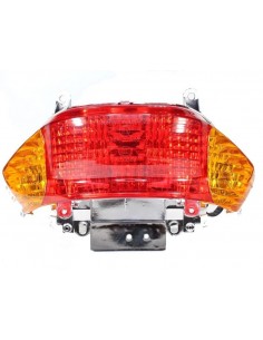 Lampa tylna z żółtymi kierunkowskazami