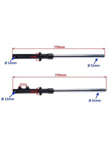 Amortyzatory przednie  do Junak 904